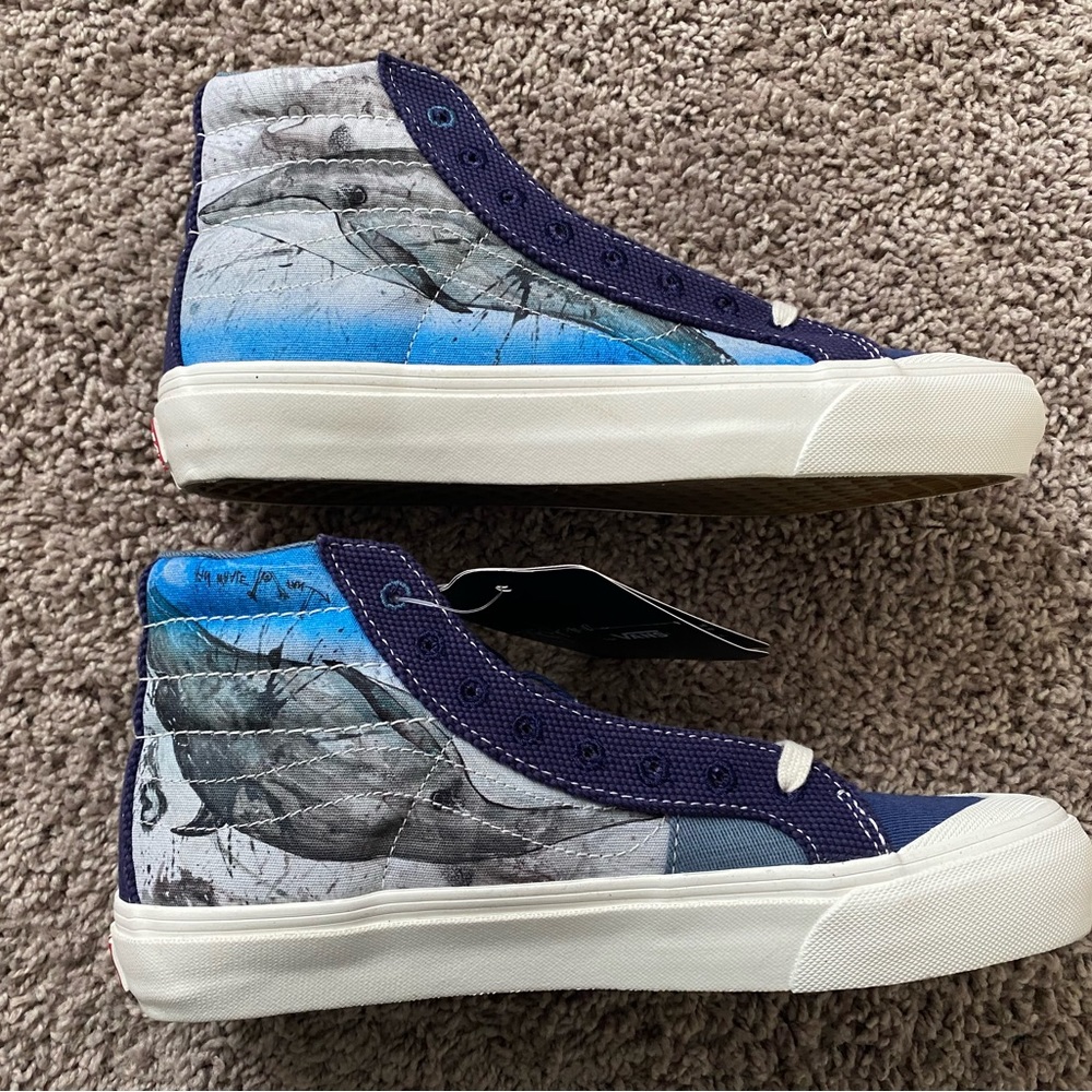 Vans Sk8-Hi OG Ralph Steadman X Style 138 LX Critical Critters Whale Size 7.5 - Picture 5 of 5